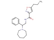N-(2-azepan-1-yl-2-phenylethyl)-5-propylisoxazole-3-carboxamide