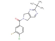 2-tert-butyl-6-(4-chloro-3-fluorobenzoyl)-6,7-dihydro-5H-pyrrolo[3,4-d]pyrimidine