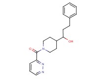 3-phenyl-1-[1-(3-pyridazinylcarbonyl)-4-piperidinyl]-1-propanol