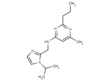 N-[(1-isopropyl-1H-imidazol-2-yl)methyl]-6-methyl-2-propylpyrimidin-4-amine