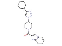 2-{[4-(4-cyclohexyl-1H-1,2,3-triazol-1-yl)-1-piperidinyl]carbonyl}imidazo[1,2-a]pyridine trifluoroacetate