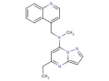 5-ethyl-N-methyl-N-(quinolin-4-ylmethyl)pyrazolo[1,5-a]pyrimidin-7-amine