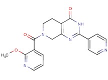 7-[(2-methoxypyridin-3-yl)carbonyl]-2-pyridin-4-yl-5,6,7,8-tetrahydropyrido[3,4-d]pyrimidin-4(3H)-one