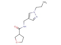 N-[(1-propyl-1H-pyrazol-4-yl)methyl]tetrahydrofuran-3-carboxamide