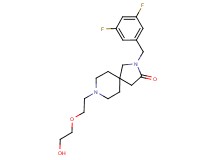 2-(3,5-difluorobenzyl)-8-[2-(2-hydroxyethoxy)ethyl]-2,8-diazaspiro[4.5]decan-3-one