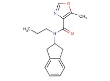 N-(2,3-dihydro-1H-inden-2-yl)-5-methyl-N-propyl-1,3-oxazole-4-carboxamide
