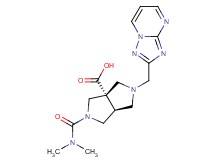 (3aS*,6aS*)-2-[(dimethylamino)carbonyl]-5-([1,2,4]triazolo[1,5-a]pyrimidin-2-ylmethyl)hexahydropyrrolo[3,4-c]pyrrole-3a(1H)-carboxylic acid