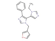 3'-ethyl-3-(3-furylmethyl)-5-phenyl-3H,3'H-4,4'-biimidazole