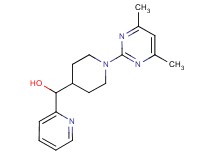 [1-(4,6-dimethyl-2-pyrimidinyl)-4-piperidinyl](2-pyridinyl)methanol