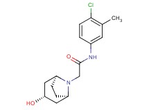 N-(4-chloro-3-methylphenyl)-2-[(3-endo)-3-hydroxy-8-azabicyclo[3.2.1]oct-8-yl]acetamide