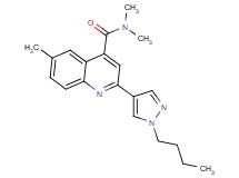 2-(1-butyl-1H-pyrazol-4-yl)-N,N,6-trimethylquinoline-4-carboxamide