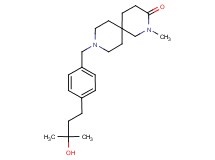 9-[4-(3-hydroxy-3-methylbutyl)benzyl]-2-methyl-2,9-diazaspiro[5.5]undecan-3-one