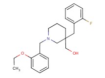 [1-(2-ethoxybenzyl)-3-(2-fluorobenzyl)-3-piperidinyl]methanol