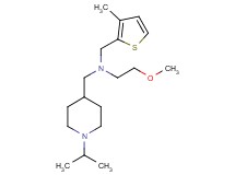 N-[(1-isopropylpiperidin-4-yl)methyl]-2-methoxy-N-[(3-methyl-2-thienyl)methyl]ethanamine