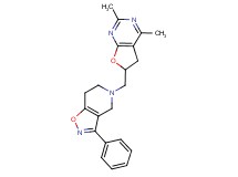 5-[(2,4-dimethyl-5,6-dihydrofuro[2,3-d]pyrimidin-6-yl)methyl]-3-phenyl-4,5,6,7-tetrahydroisoxazolo[4,5-c]pyridine