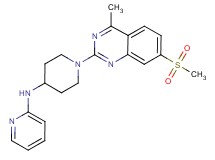 N-{1-[4-methyl-7-(methylsulfonyl)quinazolin-2-yl]piperidin-4-yl}pyridin-2-amine