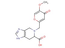 5-[(5-methoxy-4-oxo-4H-pyran-2-yl)methyl]-4,5,6,7-tetrahydro-1H-imidazo[4,5-c]pyridine-6-carboxylic acid