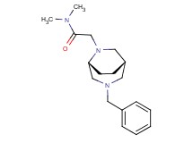 2-[(1S*,5R*)-3-benzyl-3,6-diazabicyclo[3.2.2]non-6-yl]-N,N-dimethylacetamide