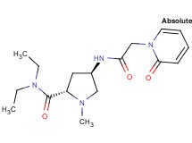 (4R)-N,N-diethyl-1-methyl-4-{[(2-oxopyridin-1(2H)-yl)acetyl]amino}-L-prolinamide