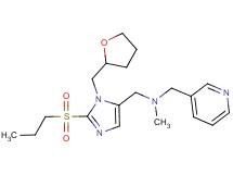 N-methyl-1-[2-(propylsulfonyl)-1-(tetrahydro-2-furanylmethyl)-1H-imidazol-5-yl]-N-(3-pyridinylmethyl)methanamine