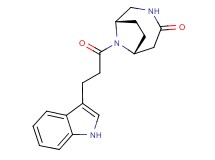 (1S*,6R*)-9-[3-(1H-indol-3-yl)propanoyl]-3,9-diazabicyclo[4.2.1]nonan-4-one