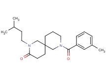 8-(3-methylbenzoyl)-2-(3-methylbutyl)-2,8-diazaspiro[5.5]undecan-3-one