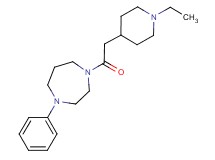 1-[(1-ethyl-4-piperidinyl)acetyl]-4-phenyl-1,4-diazepane