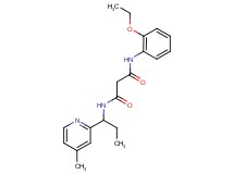 N-(2-ethoxyphenyl)-N'-[1-(4-methylpyridin-2-yl)propyl]malonamide