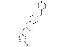 1-(1-benzyl-4-piperidinyl)-N-methyl-N-[(1-methyl-1H-pyrazol-4-yl)methyl]methanamine