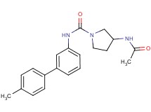 3-(acetylamino)-N-(4'-methylbiphenyl-3-yl)pyrrolidine-1-carboxamide