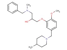 1-[benzyl(methyl)amino]-3-{2-methoxy-5-[(4-methyl-1-piperidinyl)methyl]phenoxy}-2-propanol