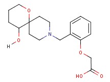 {2-[(5-hydroxy-1-oxa-9-azaspiro[5.5]undec-9-yl)methyl]phenoxy}acetic acid