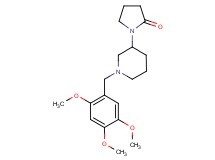 1-[1-(2,4,5-trimethoxybenzyl)piperidin-3-yl]pyrrolidin-2-one