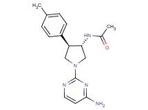 N-[(3S*,4R*)-1-(4-amino-2-pyrimidinyl)-4-(4-methylphenyl)-3-pyrrolidinyl]acetamide