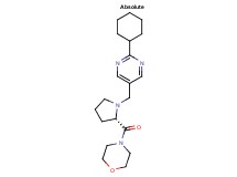 4-{1-[(2-cyclohexylpyrimidin-5-yl)methyl]-L-prolyl}morpholine