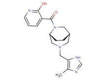 3-({(1S*,5R*)-3-[(4-methyl-1H-imidazol-5-yl)methyl]-3,6-diazabicyclo[3.2.2]non-6-yl}carbonyl)pyridin-2-ol
