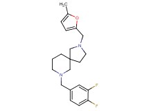 7-(3,4-difluorobenzyl)-2-[(5-methyl-2-furyl)methyl]-2,7-diazaspiro[4.5]decane
