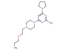 4-[4-(2-propoxyethyl)piperazin-1-yl]-6-pyrrolidin-1-ylpyrimidin-2-amine