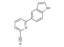 6-(1H-indol-5-yl)pyridine-2-carbonitrile