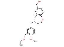{4-[3-(ethoxymethyl)-4-methoxybenzyl]-2,3,4,5-tetrahydro-1,4-benzoxazepin-7-yl}methanol