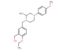 (2-ethoxy-5-{[4-(4-methoxyphenyl)-2-methyl-1-piperazinyl]methyl}phenyl)methanol