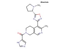2-(1H-imidazol-5-ylcarbonyl)-6-methyl-5-{5-[(2S)-1-methylpyrrolidin-2-yl]-1,2,4-oxadiazol-3-yl}-1,2,3,4-tetrahydro-2,7-naphthyridine