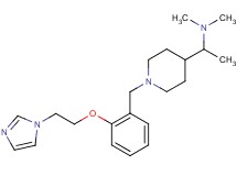 1-(1-{2-[2-(1H-imidazol-1-yl)ethoxy]benzyl}-4-piperidinyl)-N,N-dimethylethanamine
