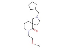 2-(cyclopentylmethyl)-7-(2-methoxyethyl)-2,7-diazaspiro[4.5]decan-6-one