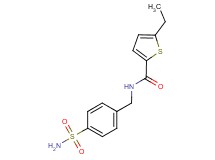 N-[4-(aminosulfonyl)benzyl]-5-ethyl-2-thiophenecarboxamide