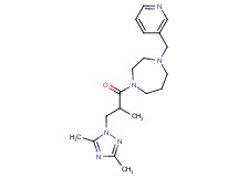 1-[3-(3,5-dimethyl-1H-1,2,4-triazol-1-yl)-2-methylpropanoyl]-4-(3-pyridinylmethyl)-1,4-diazepane