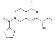 2-(dimethylamino)-7-(tetrahydrofuran-2-ylcarbonyl)-5,6,7,8-tetrahydropyrido[3,4-d]pyrimidin-4(3H)-one