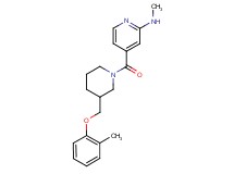 N-methyl-4-({3-[(2-methylphenoxy)methyl]piperidin-1-yl}carbonyl)pyridin-2-amine