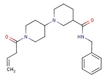 N-benzyl-1'-(3-butenoyl)-1,4'-bipiperidine-3-carboxamide