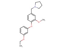 1-[4-(3-ethoxyphenoxy)-3-methoxybenzyl]pyrrolidine
